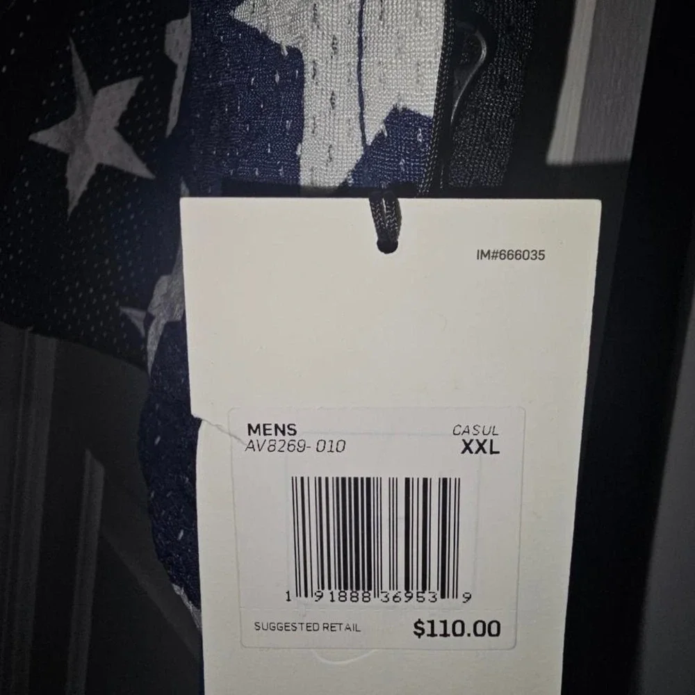 Nike‎ Reversible Baseball Jersey Mens XXL Multi White AV8269-010 New Camo Stars